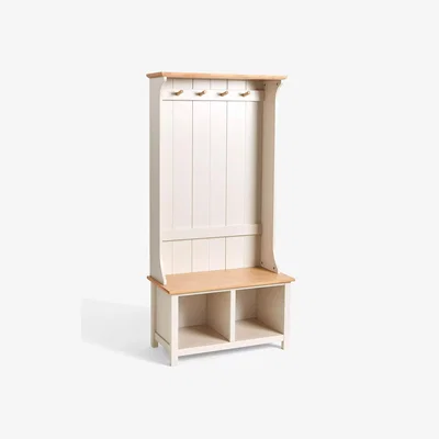John Lewis John Lewis ANYDAY Wilton Hallway Storage Unit, Linen