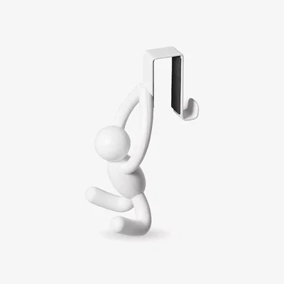 John Lewis Umbra Buddy Over the Cabinet Hook, Set of 2, White