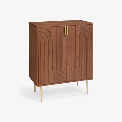 John Lewis John Lewis Harvard 2 Door Cabinet, Walnut