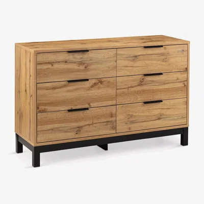 John Lewis Julian Bowen Bali 6 Drawer Chest, Oak