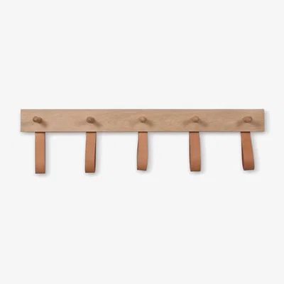 John Lewis Garden Trading Kelston 5 Peg Rail, Natural
