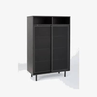 John Lewis John Lewis Veep Cupboard Storage Unit, Black