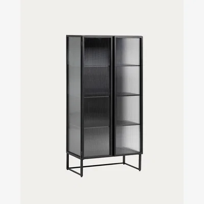 Kave Home Trixie glass cabinet 70 x 143 cm