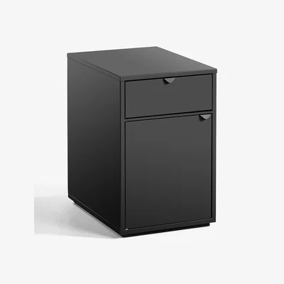 La Redoute Angus Metal Office Unit with 1 Drawer + 1 Cupboard