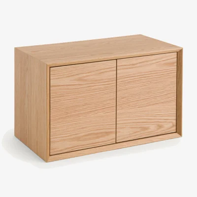 La Redoute Archivita Storage Cabinet in Oak Veneer W60 X D35cm