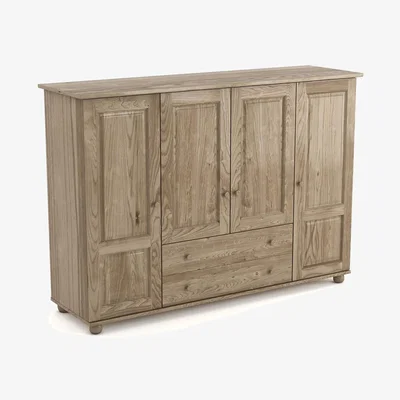 La Redoute Redmond Solid Pine Cupboard with Hanging and Shelving Space