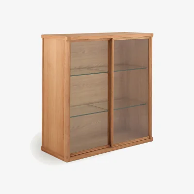 La Redoute Iéna Oak and Veneer High Cabinet, Designed By Emmanuel Gallina
