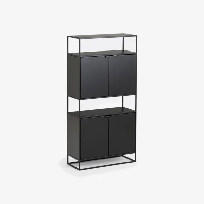 La Redoute Miva 4-Door Steel Metal Hall Cupboard