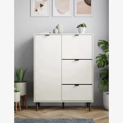 Marks & Spencer M&S Quinn Cabinet with Shoe Storage - White, White