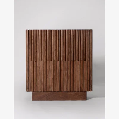 Marks & Spencer Swoon Hampstead Acacia Wood 2 Door Cabinet Dark Brown