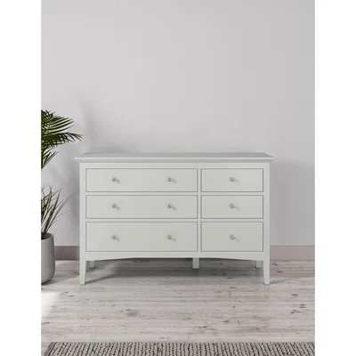 Marks & Spencer M&S Hastings 6 Drawer Chest - White, White,Grey,Dark Grey,Soft White