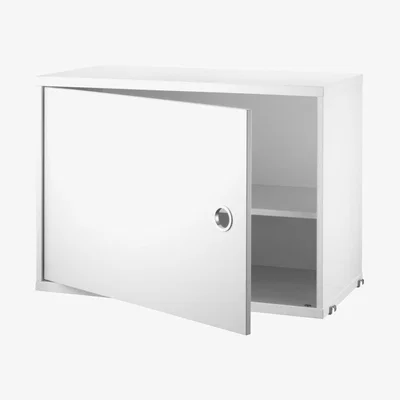 Made in Design String® System Crate - / 1 door - L 58 x D 30 cm by String Furniture White