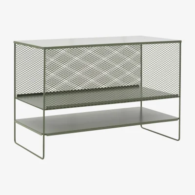 Nordic Nest Brafab Haru outdoor kitchen base cabinet with shelves 120x90x60 cm Slate grey