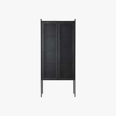 Nordic Nest 1898 Hissö cabinet Blacklacquered metal