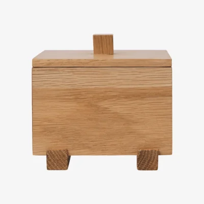 Nordic Nest Ferm Living Moku ash Untreated oak 10x11x9.5 cm