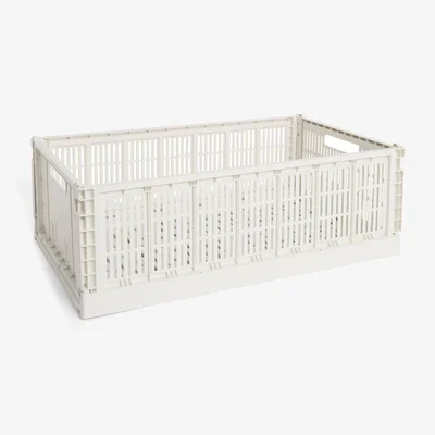 Nordic Nest HAY Colour Crate XL 42x68 cm Off-white