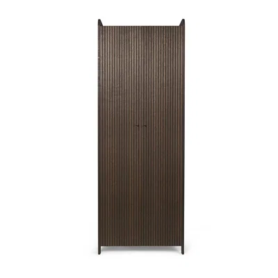 Nordic Nest ferm LIVING Sill Tall cabinet Dark stained oak
