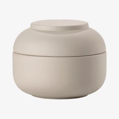 Nordic Nest Zone Denmark Sensu jar with lid Ø10.5x7.5 cm Sand
