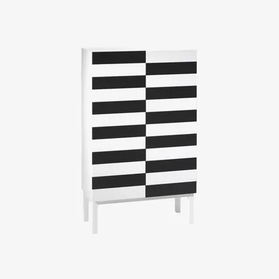 Nordic Nest A2 No 24 cabinet Black and white