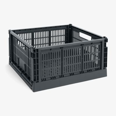 Nordic Nest HAY Colour Crate L Square 42x42 cm Charcoal