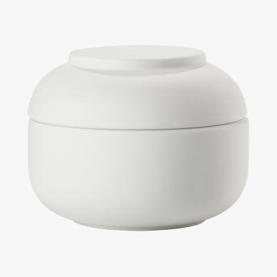 Nordic Nest Zone Denmark Sensu jar with lid Ø10.5x7.5 cm White