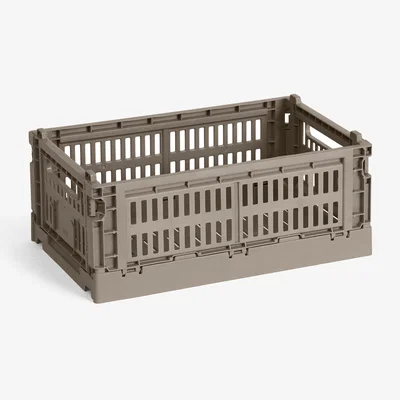 Nordic Nest HAY Colour Crate S 17x26.5 cm Warm grey