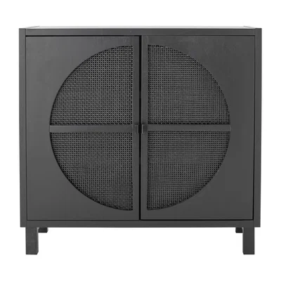 Nordic Nest Bloomingville Trento cabinet 105x40x100 cm Black