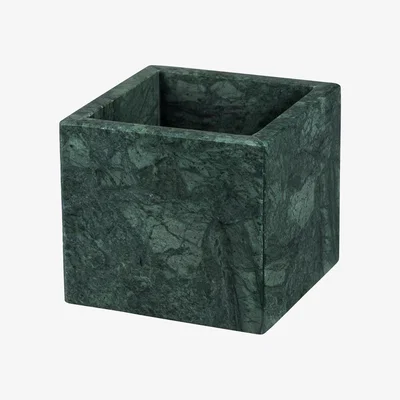 Nordic Nest Mette Ditmer Marble cube 10x10 cm Dark forest
