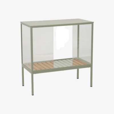 Nordic Nest Brafab Grower Greens plant cabinet Dusty green 81x82 cm
