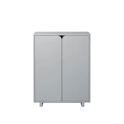 Nordic Nest 1898 Vidja cabinet Grey lack. low. coated doors