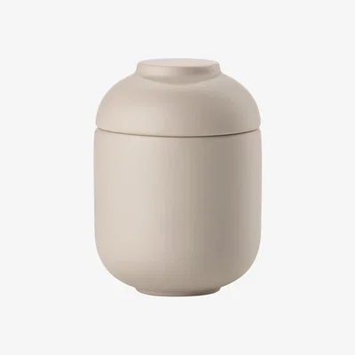 Nordic Nest Zone Denmark Sensu jar with lid Ø6.5x9 cm Sand