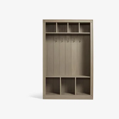 OKA OKA, Ashmolean Hallway Storage Unit - Silver Birch, Cabinets, Mango Wood/MDF Wood