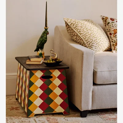 OKA OKA, Harlequin Trunk - Espresso, Trunk