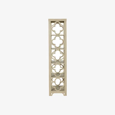 OKA Bourges Mirrored Wooden Cabinet - Natural