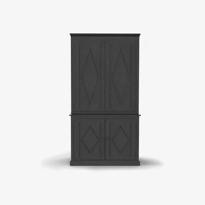 OKA Briolette Cabinet - Natural Indigo