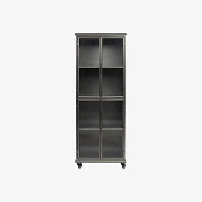 Olivia's Olivia's Nordic Living Collection Jim Cabinet in Black