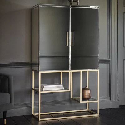 Olivia's Gallery Interiors Pippard Cocktail Cabinet Champagne