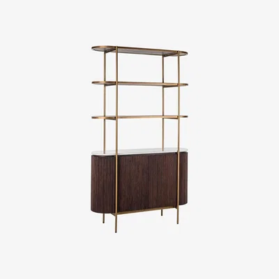 Olivia's Richmond Barkley 2 Door Cabinet in Brushed Gold