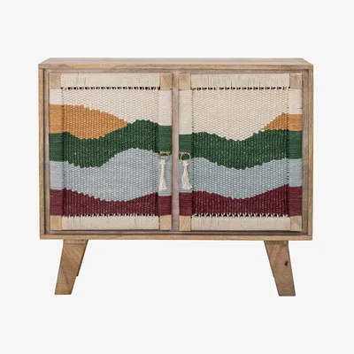 Olivia's Bloomingville Sedik Cabinet in Natural Mango Wood