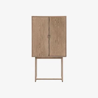 Olivia's Gallery Interiors Croft Cocktail Cabinet in Smoke