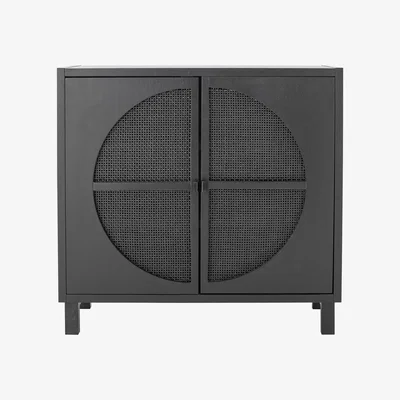 Olivia's Bloomingville Trento Cabinet in Black Gmelina wood