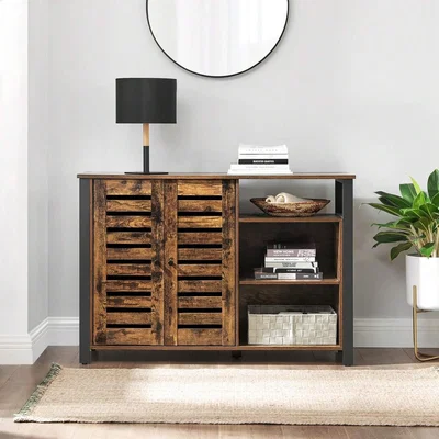 The Range VASAGLE Storage Cabinet with 2 Doors - Bronze