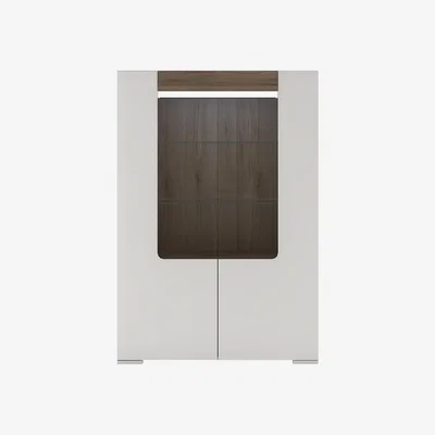 The Range Laos Two Door Cabinet plus Flex Light - White