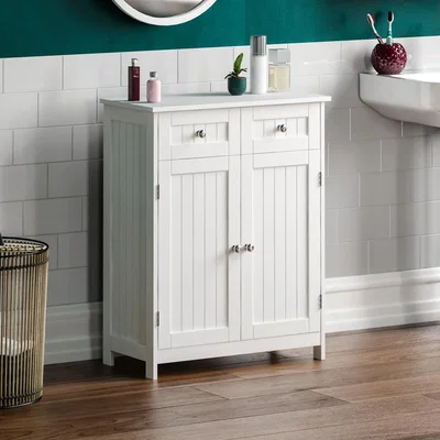 The Range Priano 2 Drawer 2 Door Freestanding Cabinet - White