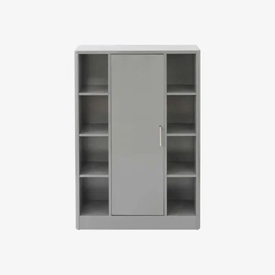 The Range Gloss Bathroom Console Storage Cabinet in Grey - Grey