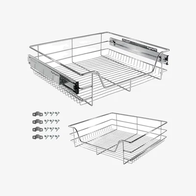 The Range Sliding drawer for kitchen cabinet and fitted cupboard - Grey
