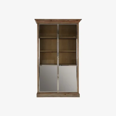 The Range Richmond White Washed Pine Wood 2 Door Cabinet