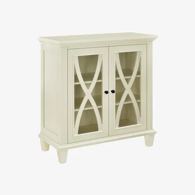 The Range Double door accent cabinet - Ivory