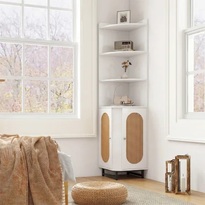 The Range PE Rattan Corner Cabinet
