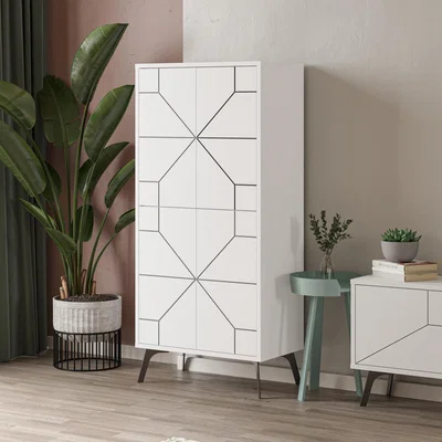 The Range Dune Multipurpose Cabinet - White